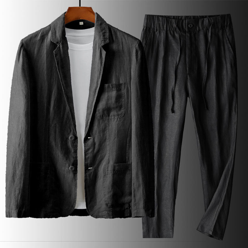 Emilio Linen Suit Set